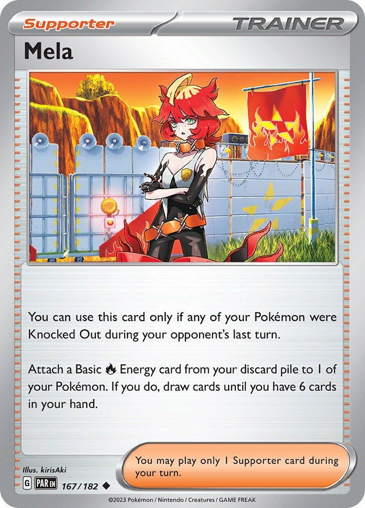 Image for Mela (167/182) (SV04: Paradox Rift) (PAR) - Pokemon