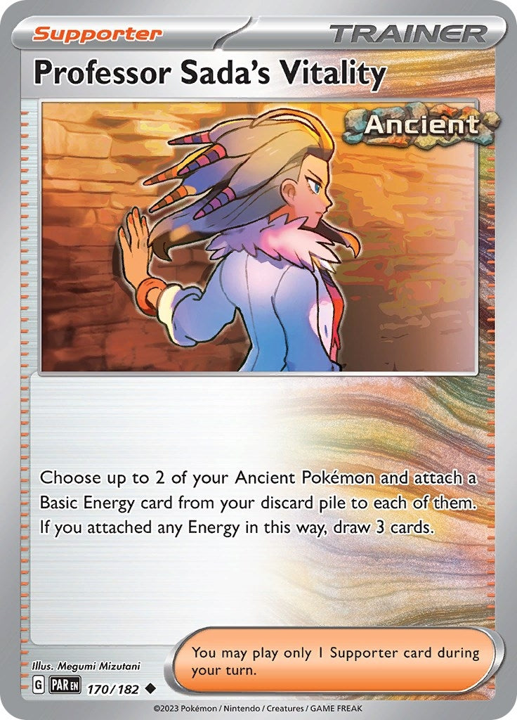Image for Professor Sada's Vitality (170/182) (SV04: Paradox Rift) (PAR) - Pokemon