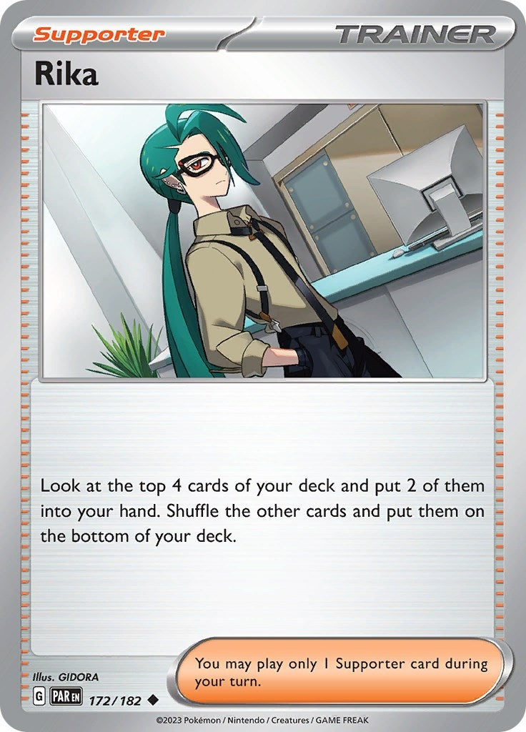 Image for Rika (172/182) (SV04: Paradox Rift) (PAR) - Pokemon