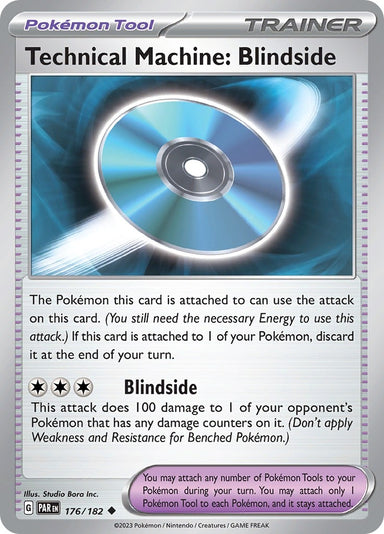Image for Technical Machine: Blindside (176/182) (SV04: Paradox Rift) (PAR) - Pokemon