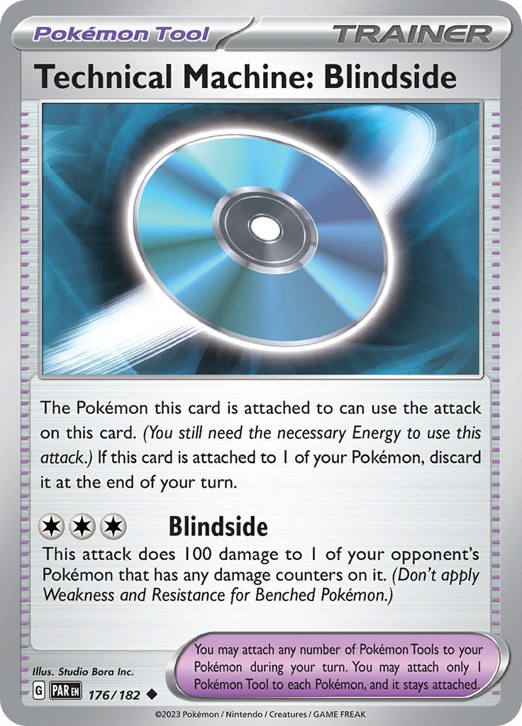 Image for Technical Machine: Blindside (176/182) (SV04: Paradox Rift) (PAR) - Pokemon