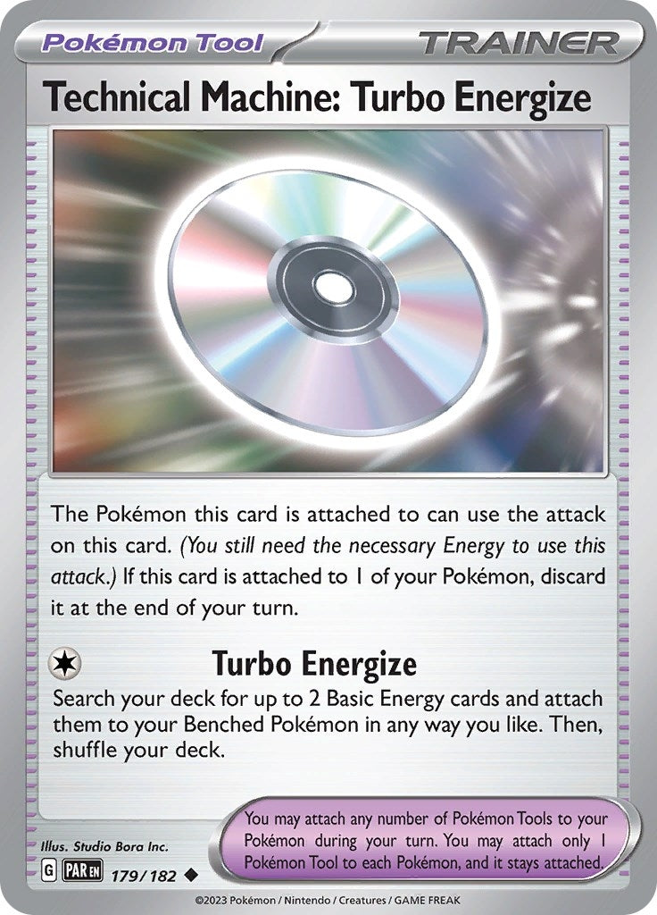 Image for Technical Machine: Turbo Energize (179/182) (SV04: Paradox Rift) (PAR) - Pokemon
