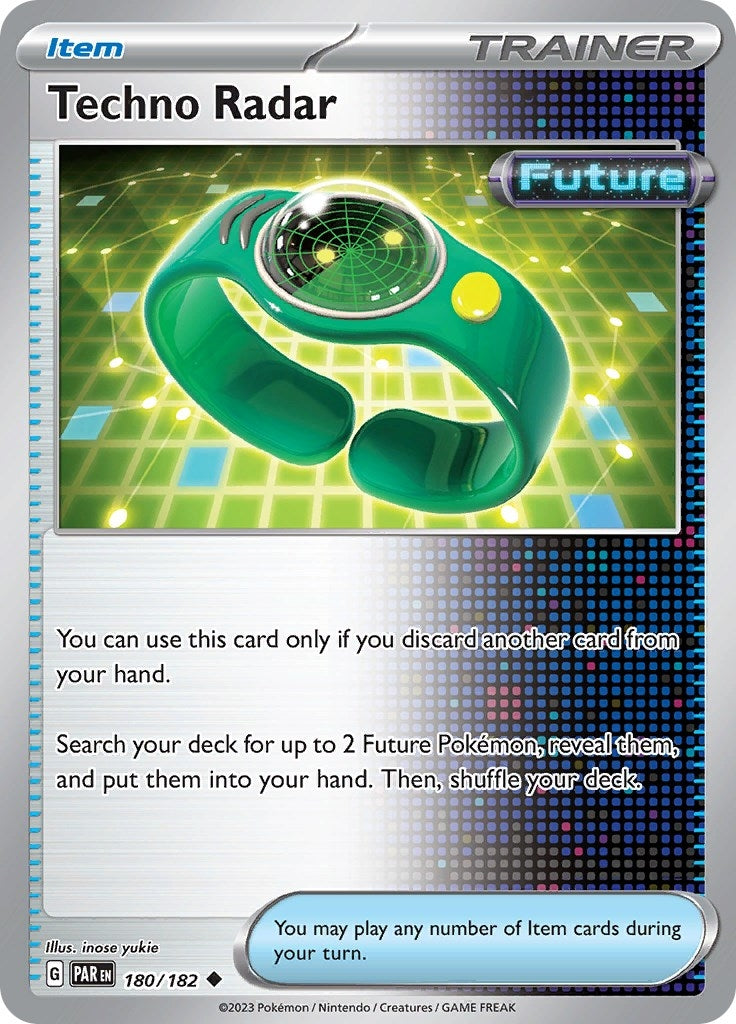 Image for Techno Radar (180/182) (SV04: Paradox Rift) (PAR) - Pokemon
