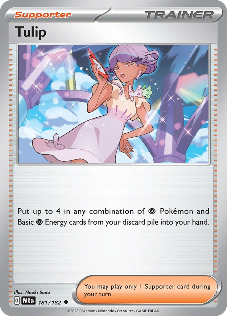 Image for Tulip (181/182) (SV04: Paradox Rift) (PAR) - Pokemon