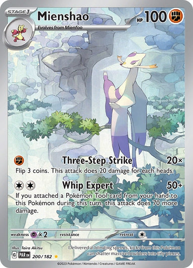 Image for Mienshao (200/182) (SV04: Paradox Rift) (PAR) - Pokemon