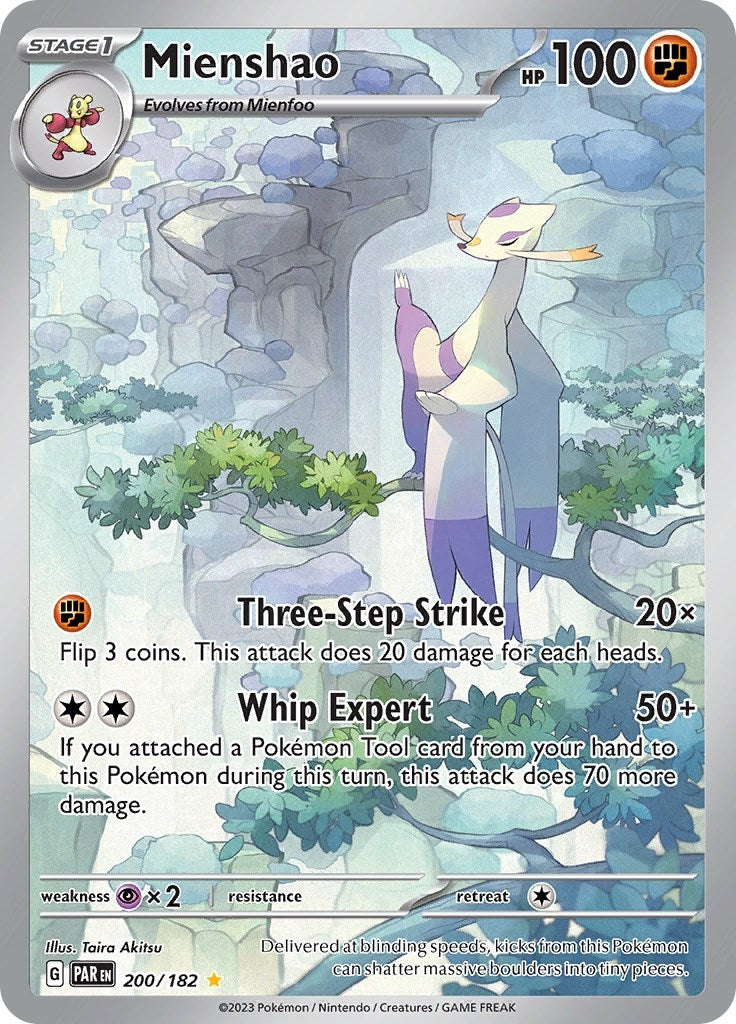 Image for Mienshao (200/182) (SV04: Paradox Rift) (PAR) - Pokemon