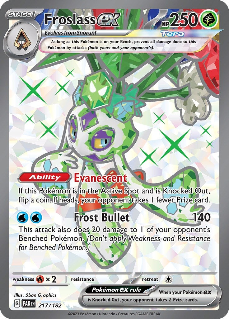 Image for Froslass ex (217/182) (SV04: Paradox Rift) (PAR) - Pokemon