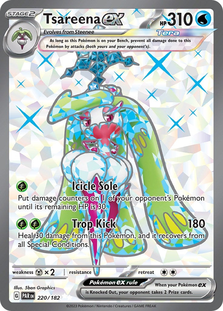 Image for Tsareena ex (220/182) (SV04: Paradox Rift) - Pokemon