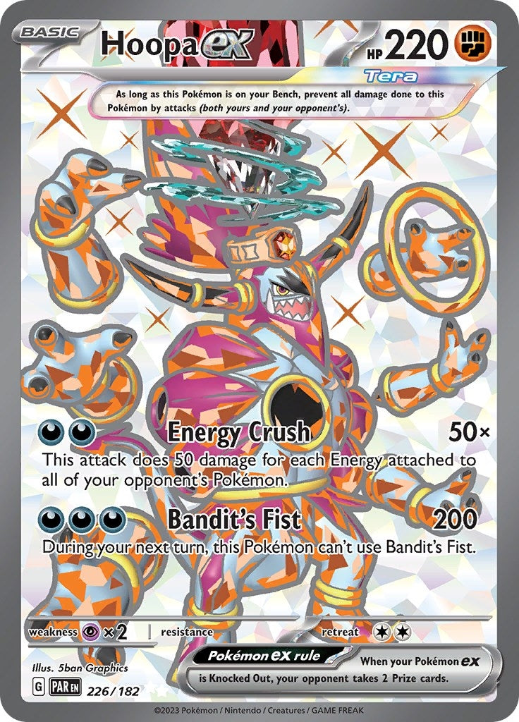 Image for Hoopa ex (226/182) (SV04: Paradox Rift) - Pokemon