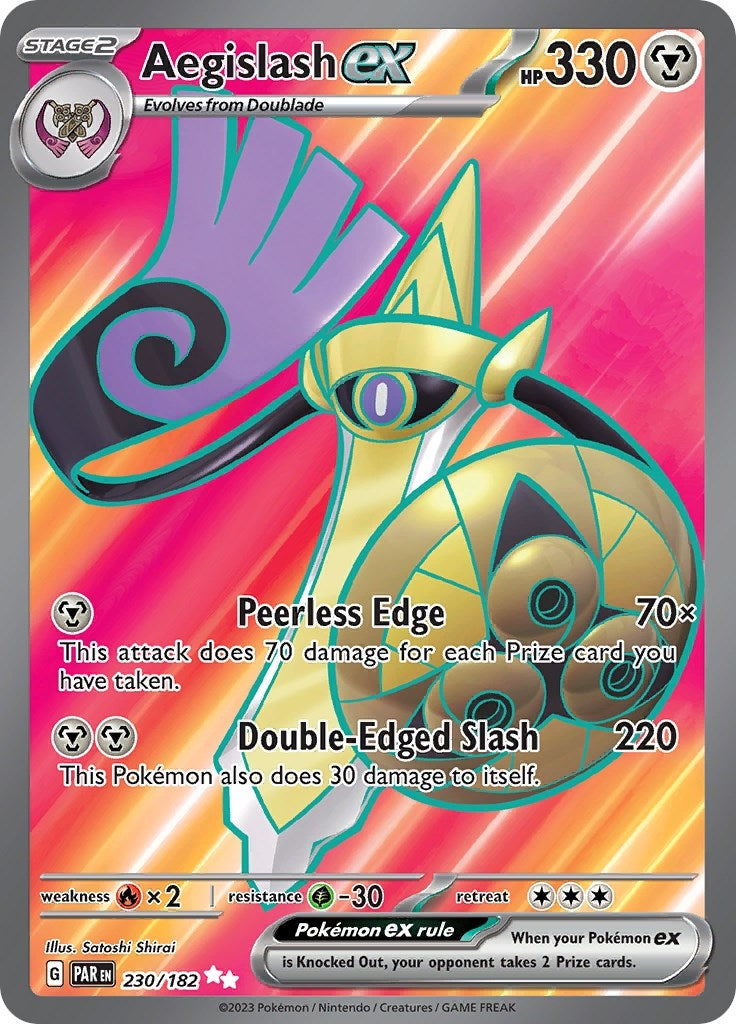 Aegislash ex (230/182) (SV04: Paradox Rift)