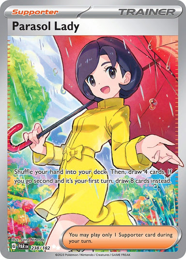Image for Parasol Lady (238/182) (SV04: Paradox Rift) (PAR) - Pokemon