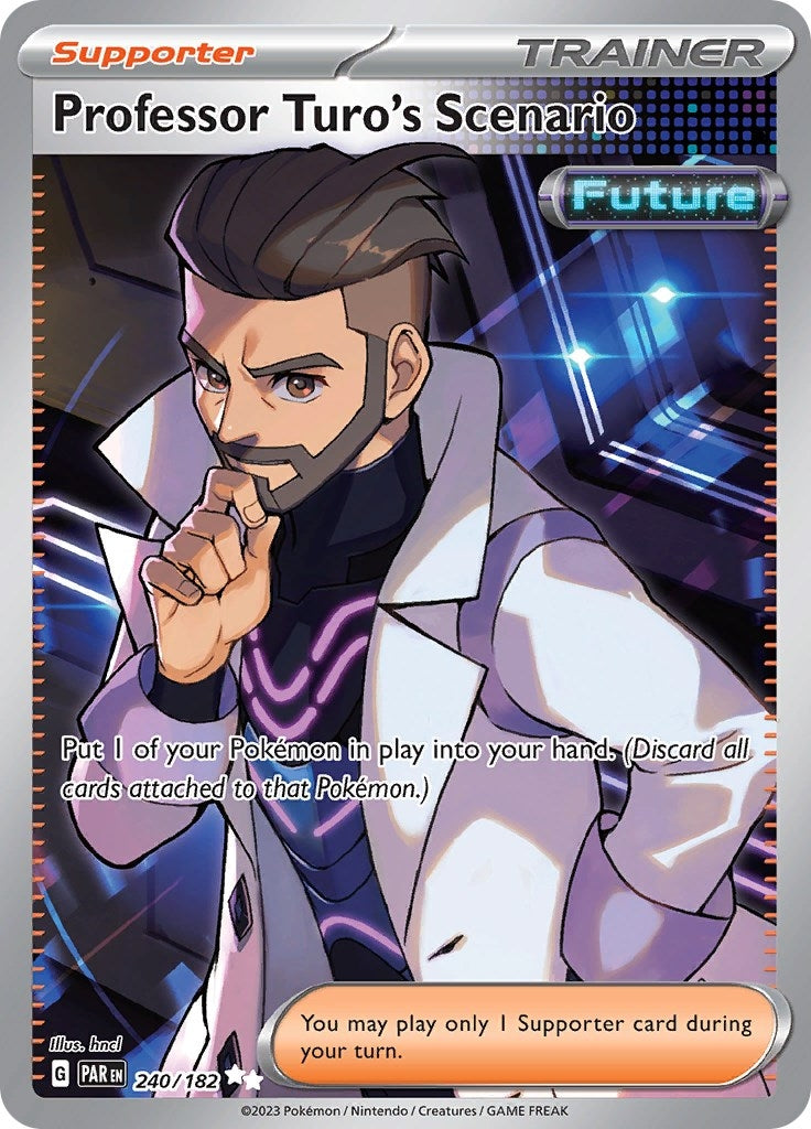 Image for Professor Turo's Scenario (240/182) (SV04: Paradox Rift) (PAR) - Pokemon