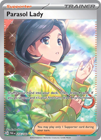 Image for Parasol Lady (255/182) (SV04: Paradox Rift) (PAR) - Pokemon