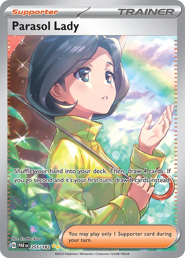 Image for Parasol Lady (255/182) (SV04: Paradox Rift) (PAR) - Pokemon