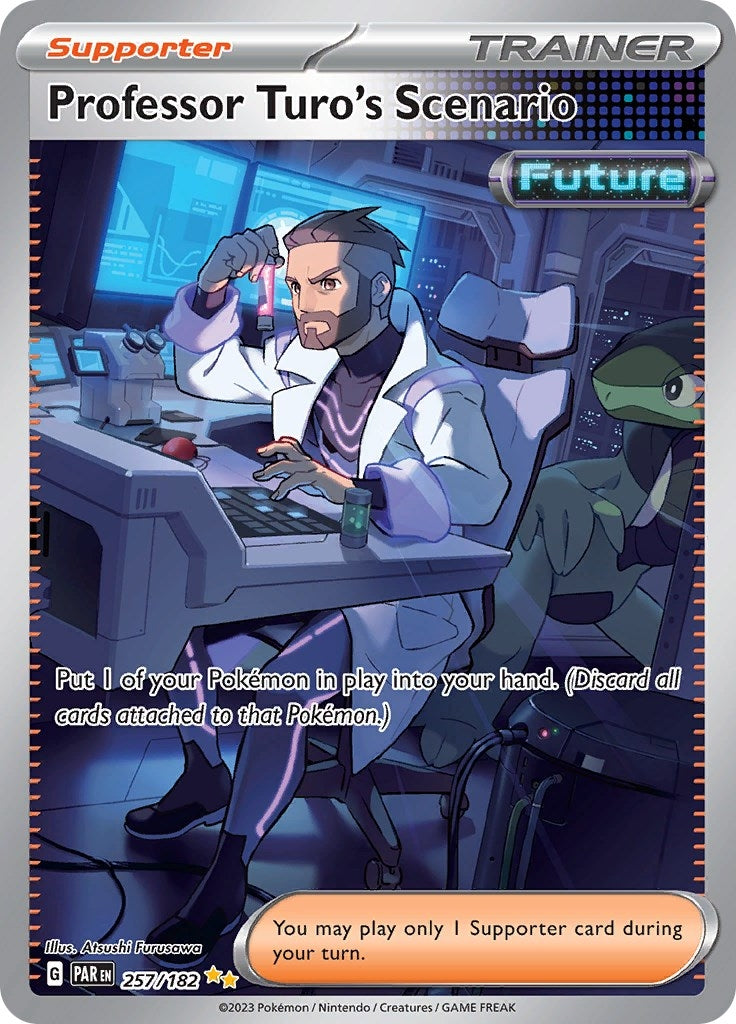 Image for Professor Turo's Scenario (257/182) (SV04: Paradox Rift) (PAR) - Pokemon
