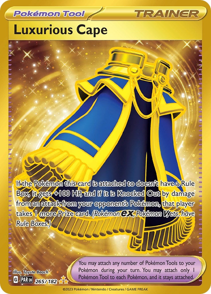 Image for Luxurious Cape (265/182) (SV04: Paradox Rift) (PAR) - Pokemon