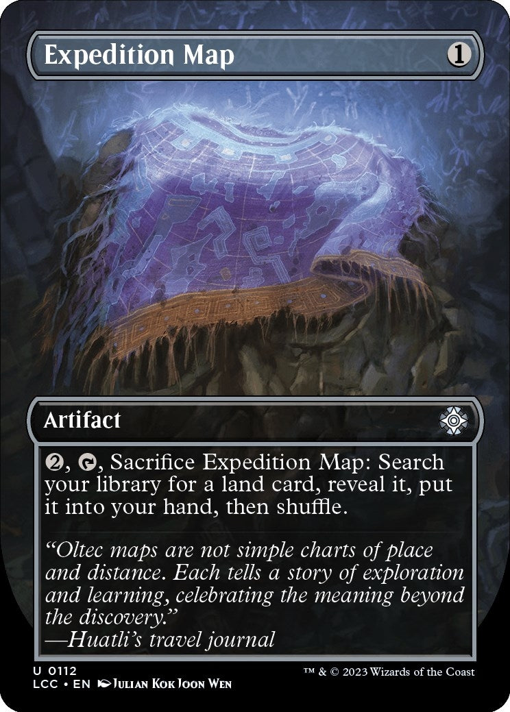 Image for Expedition Map (Borderless) (112) - Magic: The Gathering