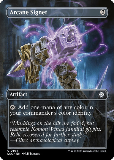 Image for Arcane Signet (Borderless) (104) - Magic: The Gathering