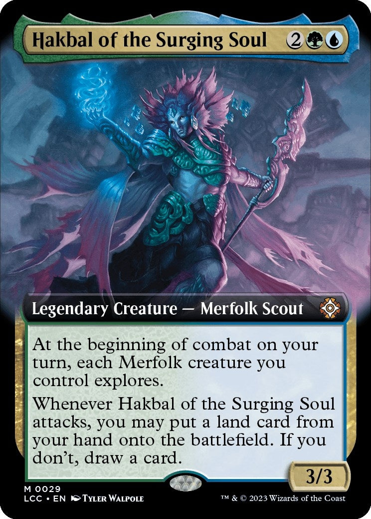 Image for Hakbal of the Surging Soul (Extended Art) (29) - Magic: The Gathering