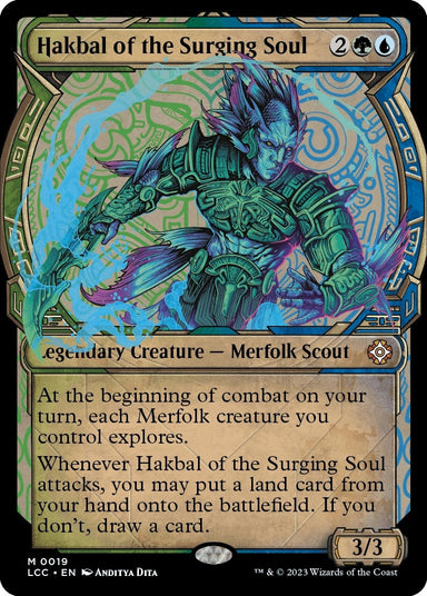 Image for Hakbal of the Surging Soul (Showcase) (19) - Magic: The Gathering