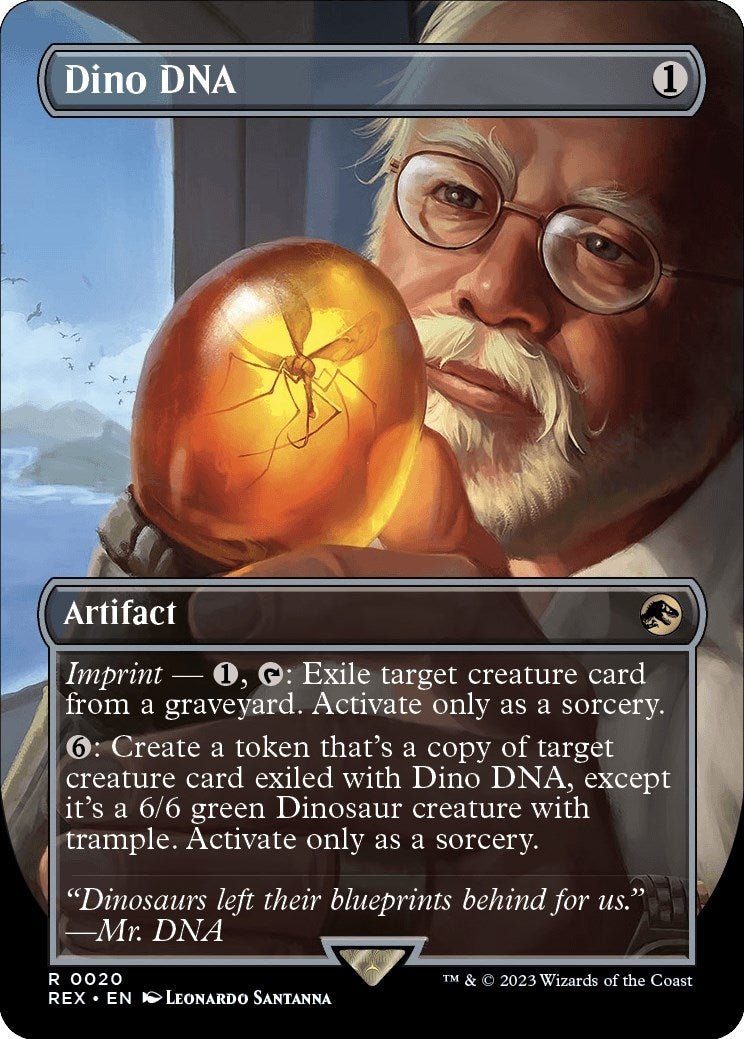 Image for Dino DNA (Borderless) (20) (Universes Beyond: Jurassic World Collection) (REX) - Magic: The Gathering