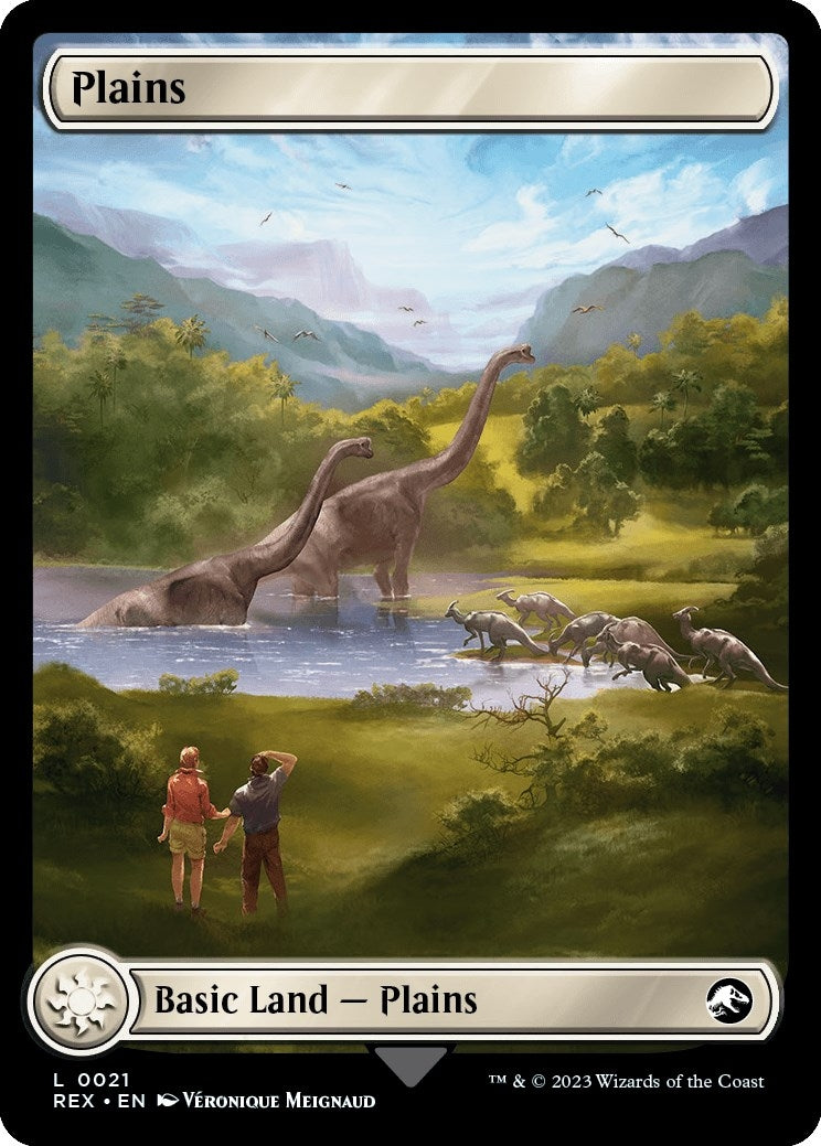 Image for Plains (21) (Universes Beyond: Jurassic World Collection) (REX) - Magic: The Gathering