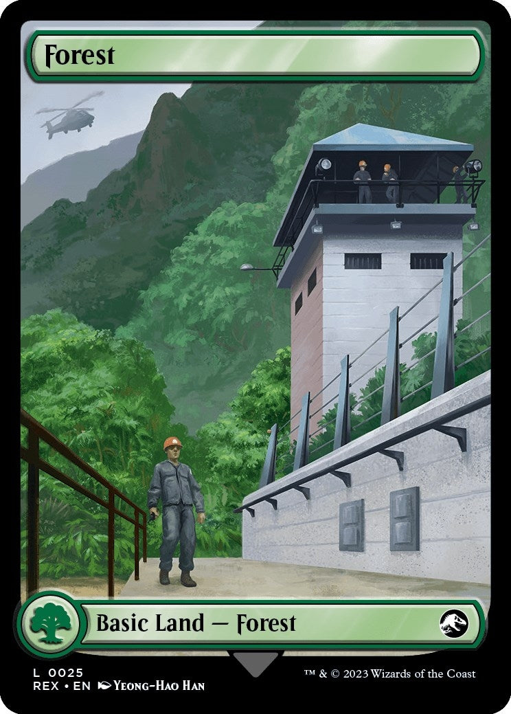 Image for Forest (25) (Universes Beyond: Jurassic World Collection) (REX) - Magic: The Gathering