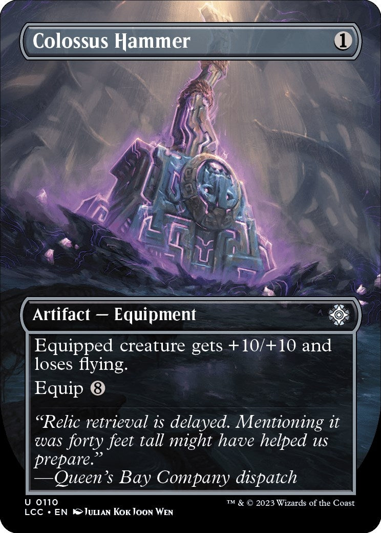 Colossus Hammer (Borderless) (110) — Card Masters