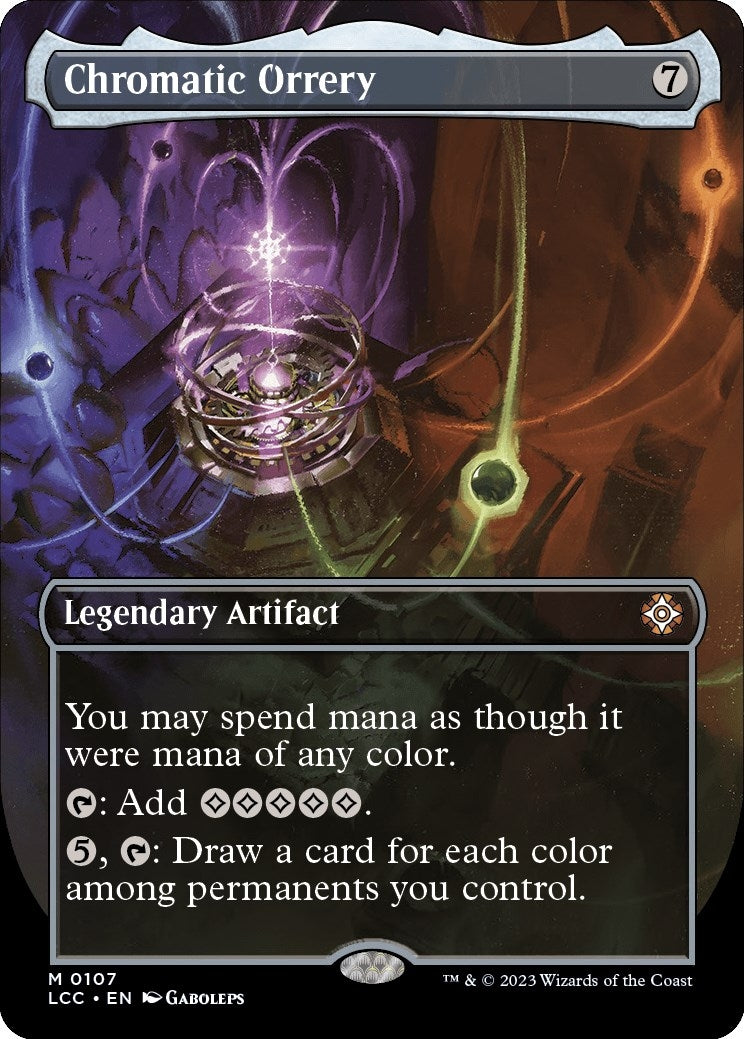 Image for Chromatic Orrery (Borderless) (107) - Magic: The Gathering
