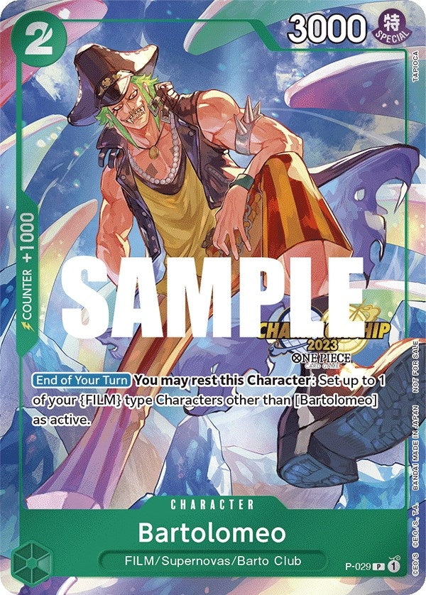 Bartolomeo (CS 2023 Event Pack) (P-029) (One Piece Promotion Cards)