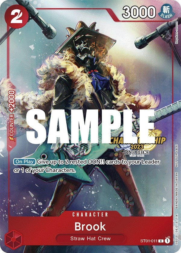 Brook (CS 2023 Celebration Pack) (ST01-011) (One Piece Promotion Cards)