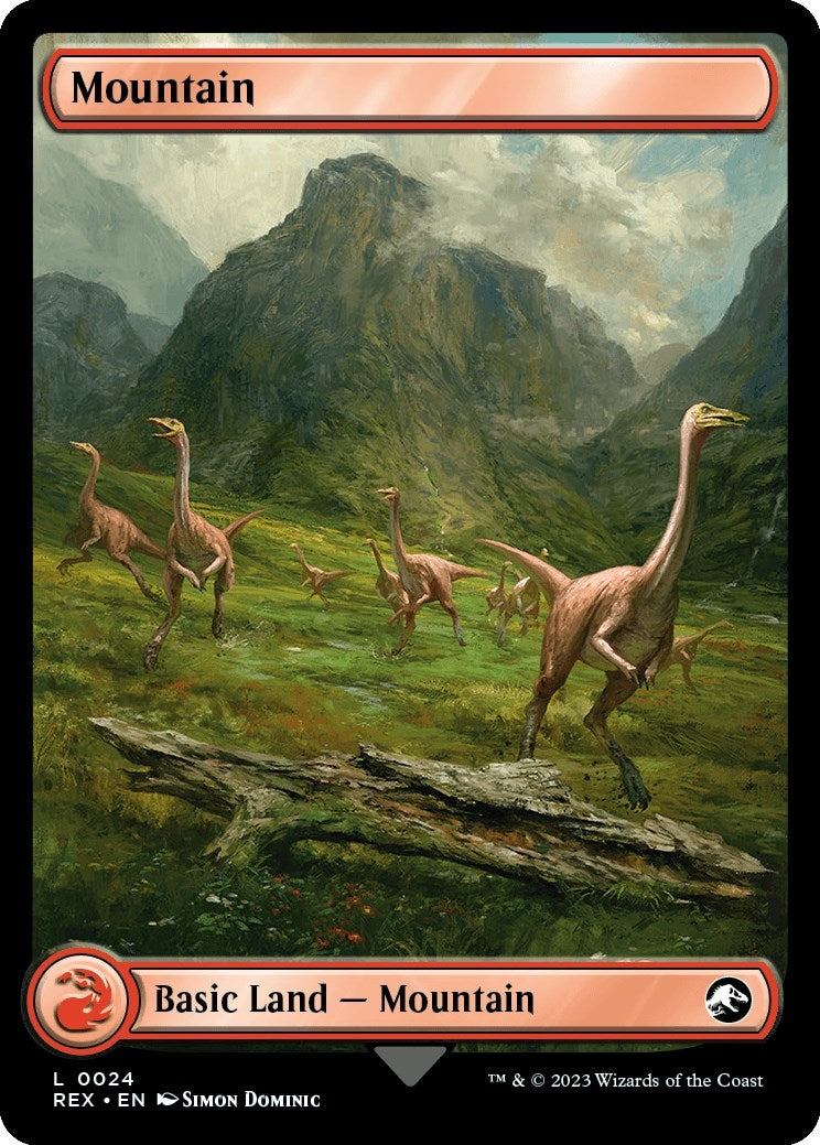 Image for Mountain (24) (Universes Beyond: Jurassic World Collection) (REX) - Magic: The Gathering