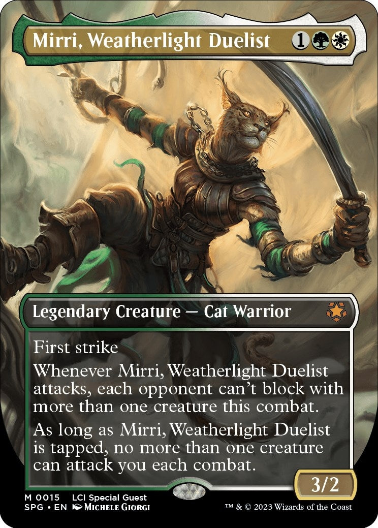 Image for Mirri, Weatherlight Duelist (Borderless) (15) (Special Guests) - Magic: The Gathering