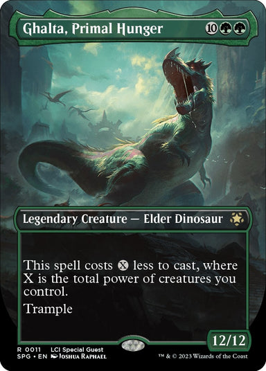 Image for Ghalta, Primal Hunger (Borderless) (11) (Special Guests) - Magic: The Gathering