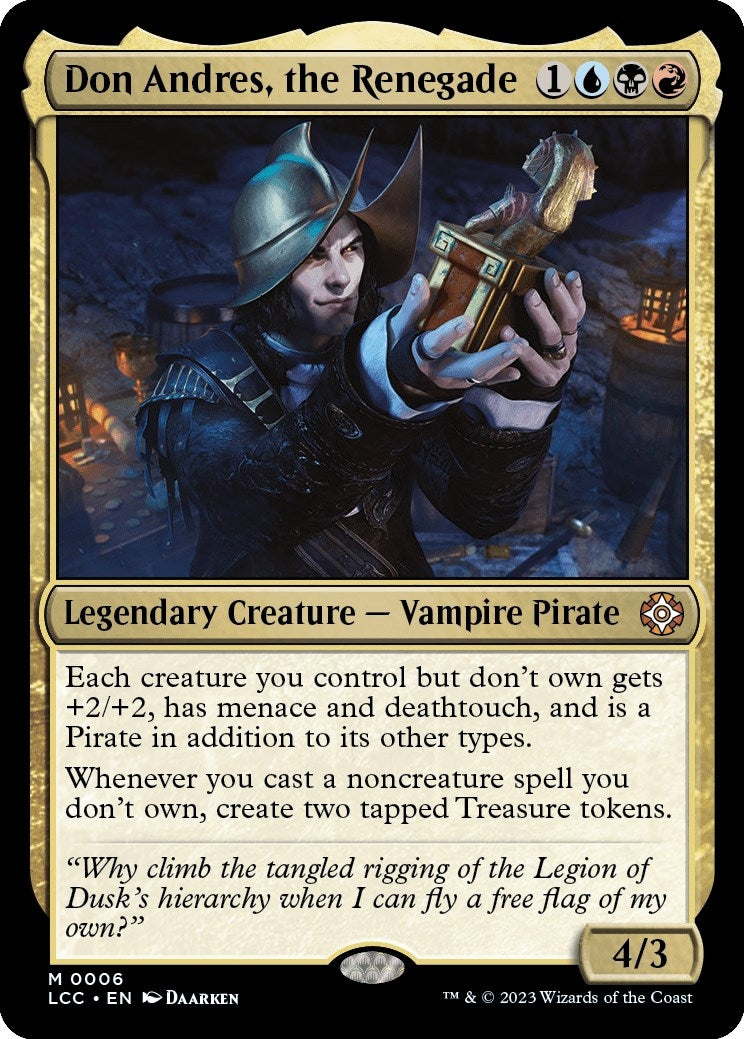 Image for Don Andres, the Renegade (6) - Magic: The Gathering