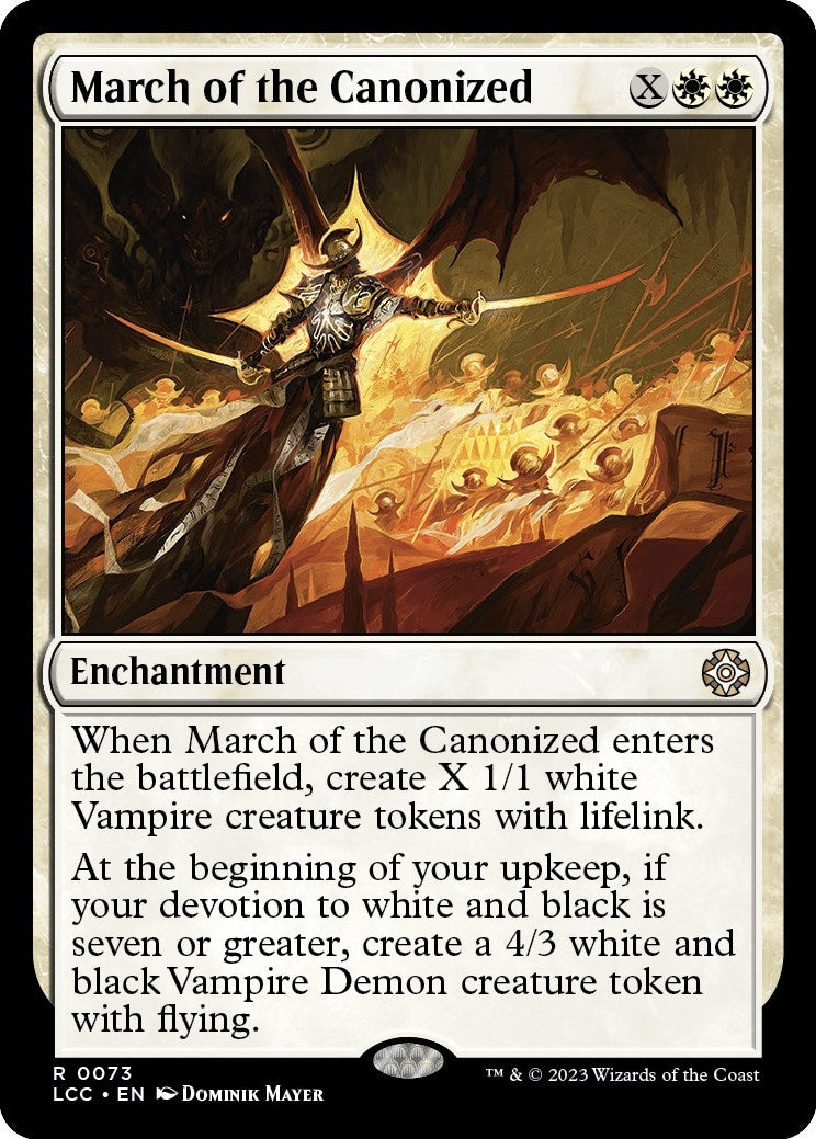 Image for March of the Canonized (73) - Magic: The Gathering