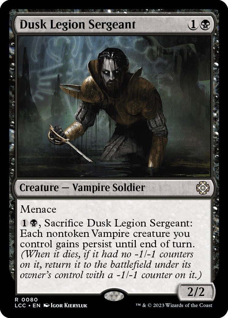 Image for Dusk Legion Sergeant (80) - Magic: The Gathering