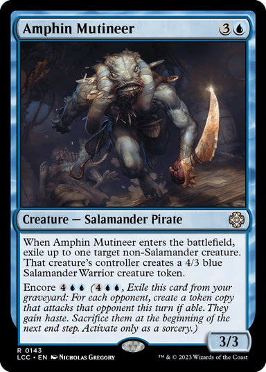 Image for Amphin Mutineer (143) - Magic: The Gathering