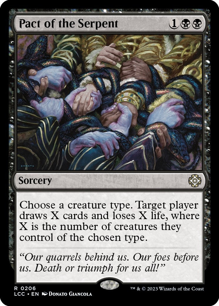 Image for Pact of the Serpent (206) - Magic: The Gathering