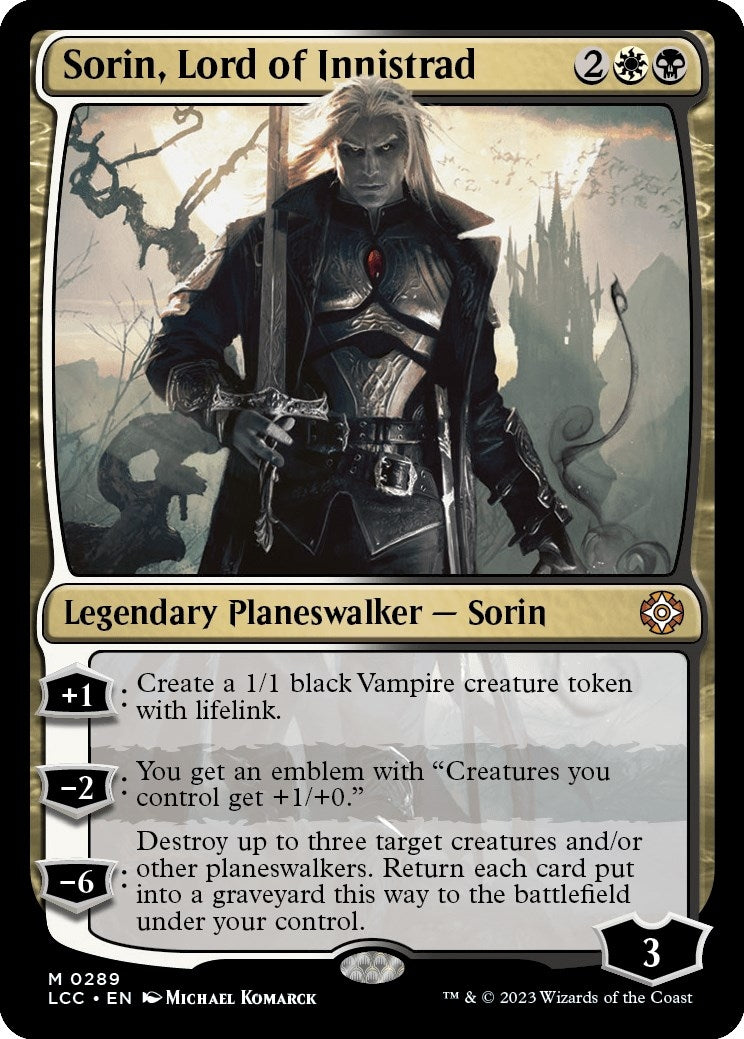 Image for Sorin, Lord of Innistrad (289) - Magic: The Gathering