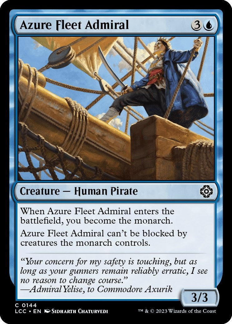 Image for Azure Fleet Admiral (144) - Magic: The Gathering