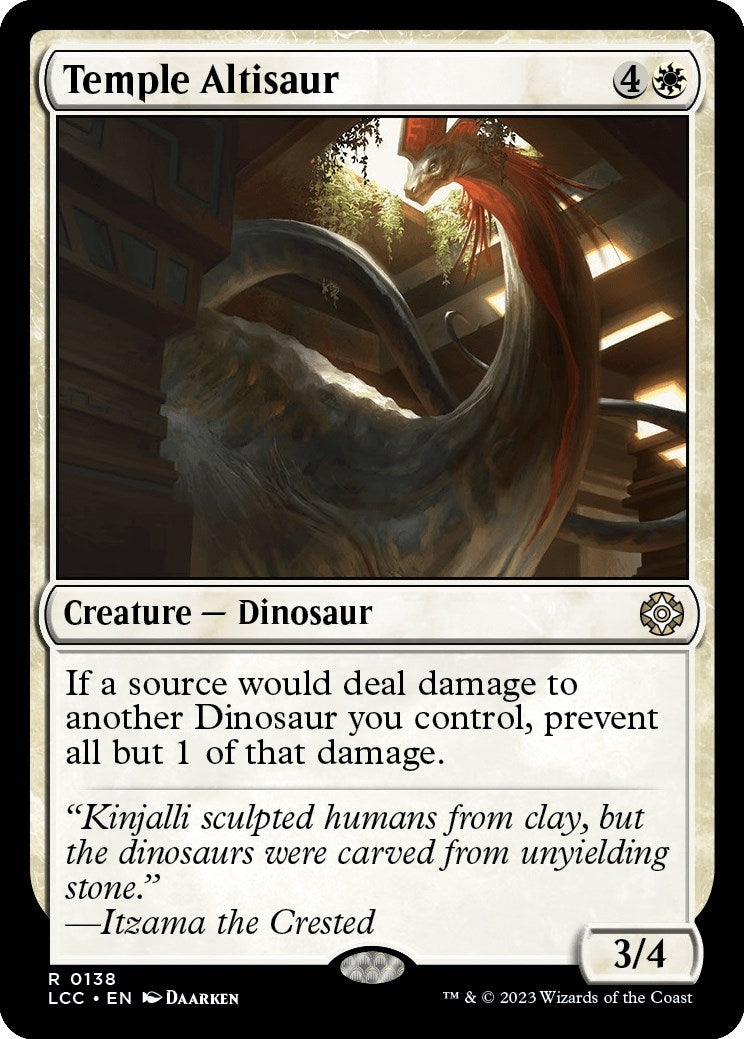 Image for Temple Altisaur (138) - Magic: The Gathering