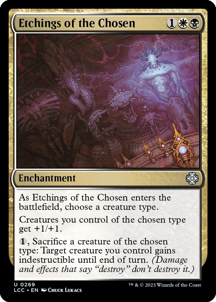 Image for Etchings of the Chosen (269) - Magic: The Gathering