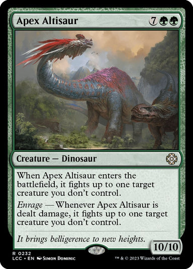 Image for Apex Altisaur (232) - Magic: The Gathering
