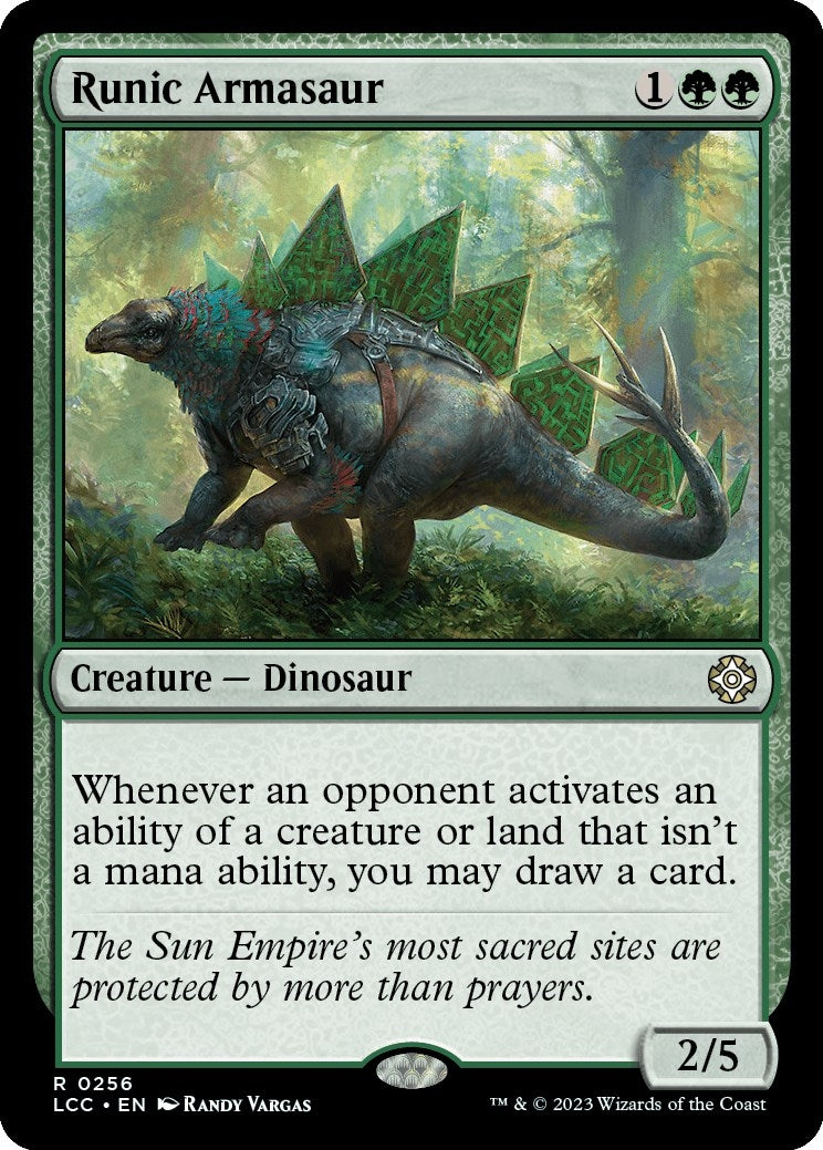 Image for Runic Armasaur (256) - Magic: The Gathering