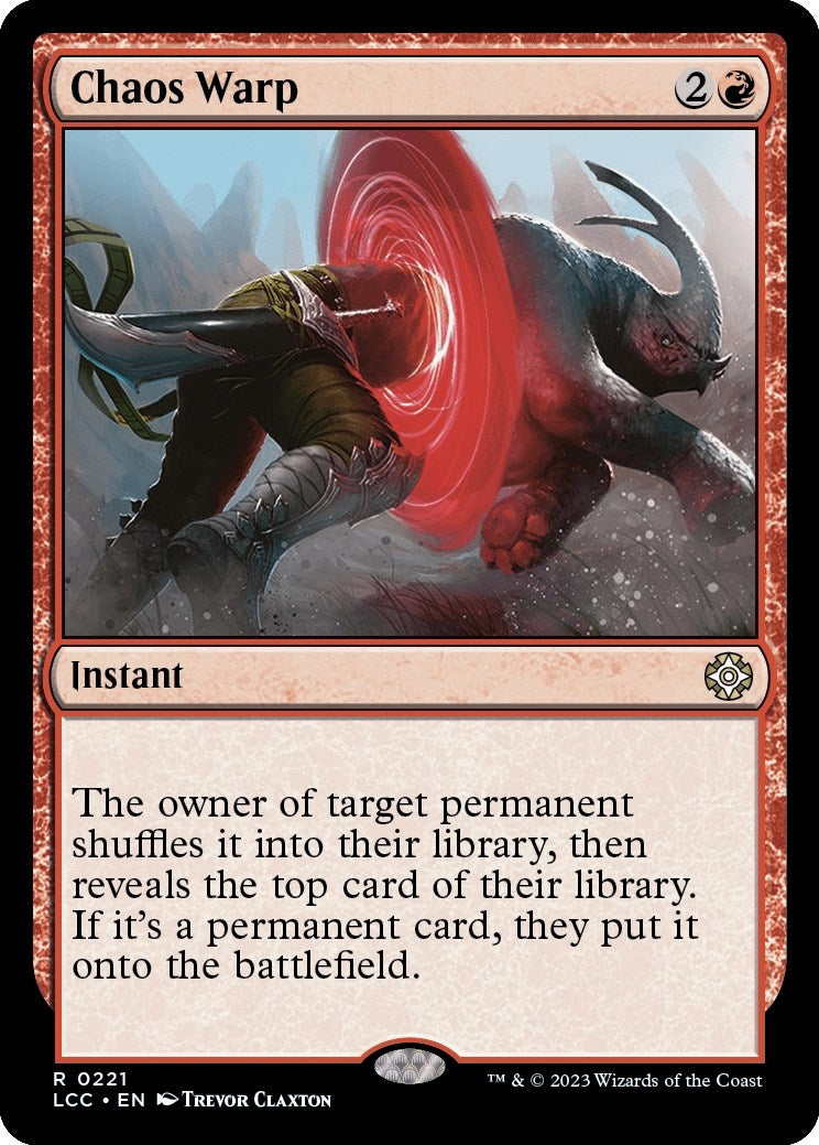 Image for Chaos Warp (221) - Magic: The Gathering