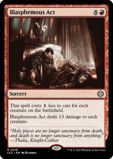 Image for Blasphemous Act (216) - Magic: The Gathering