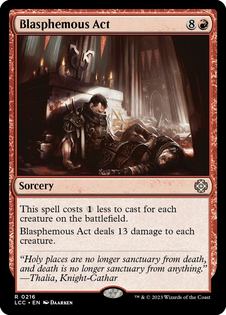 Image for Blasphemous Act (216) - Magic: The Gathering