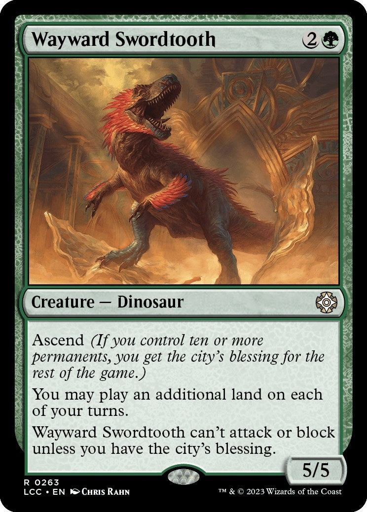 Image for Wayward Swordtooth (263) - Magic: The Gathering