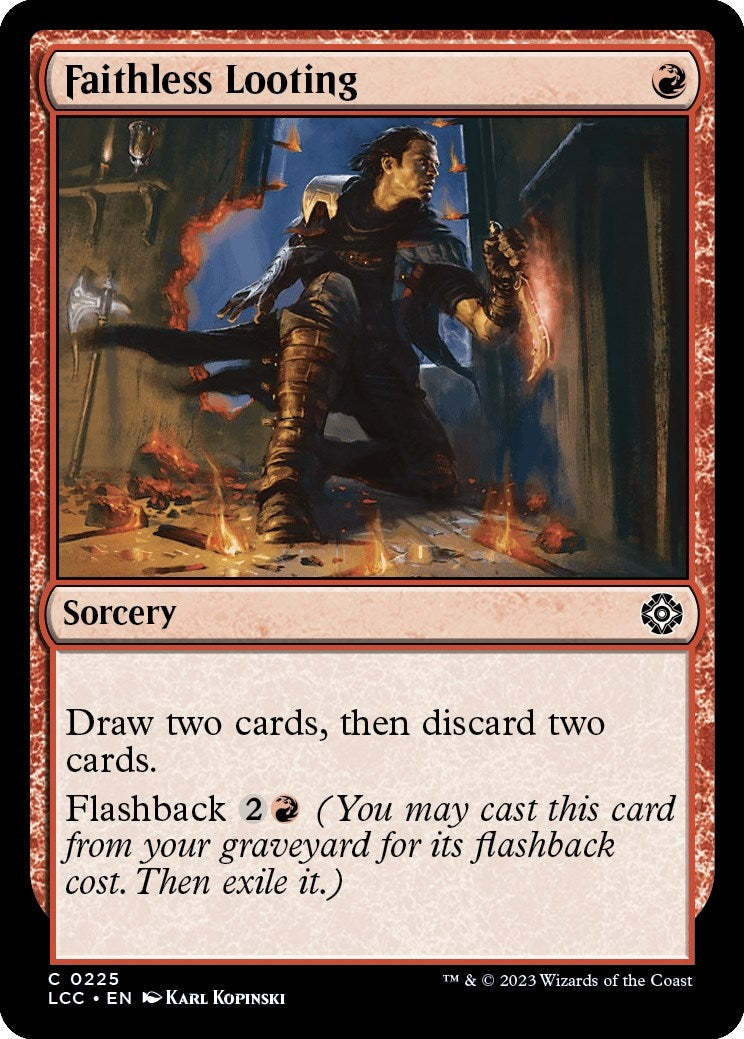 Image for Faithless Looting (225) - Magic: The Gathering